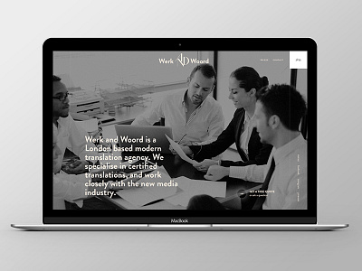 Werk and Woord Responsive Webiste agency company grid responsive ui ux web website