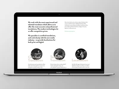 Werk and Woord Responsive Webiste agency company grid responsive ui ux web website
