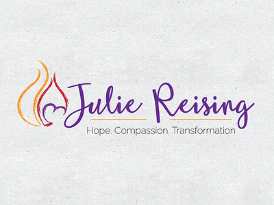 Logo for Julie Reising branding illustration logo