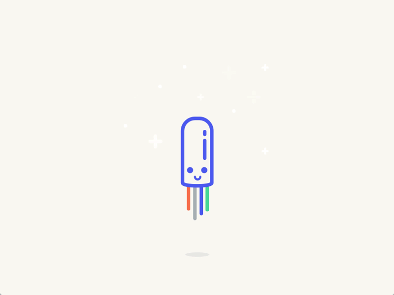 Cute RGB LED animation bulb face gif illustration jump led light rgb shine