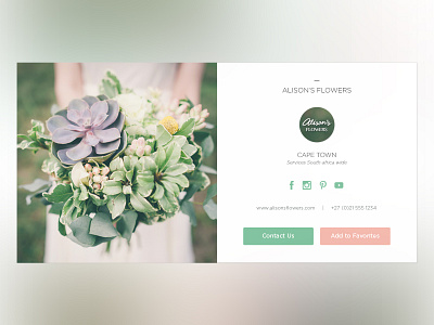 Wedding Website Service Card card design service ui ux website wedding