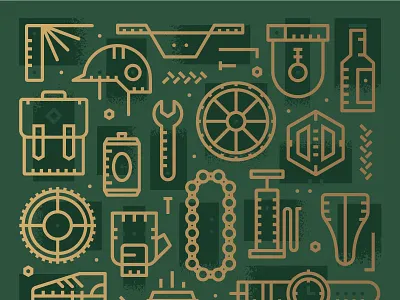 Artcrank Exploration artcrank beer bike biking chain foil gold green helmet minnesota parts wheel