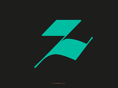 Typoweek_11_z exercise letter lettering lowercase overshot typo typography typoweek z