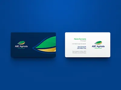 ABC Agrícola / Branding abc agrícola agro blue brand identity branding cereals green leaf logo marca mark yellow