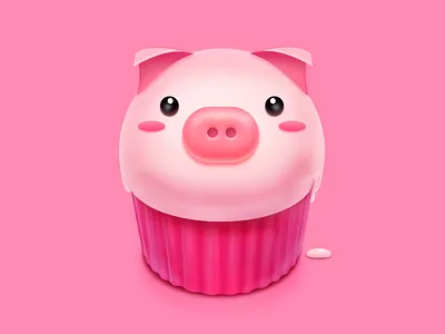 Cute pig pig