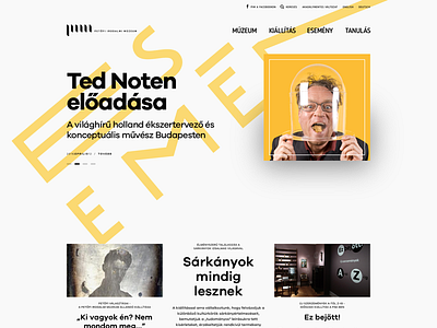 Home #2 – Petőfi Literary Museum event home museum portal website