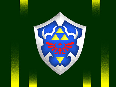 Hylian Shield gaming grain hero hyrule link n64 ocarina retro shield texture time zelda