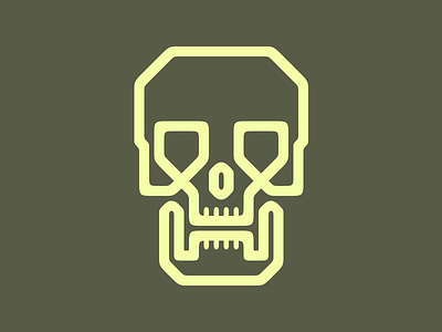 Line Skull 2d illustration line minimalistic simple skeleton skull