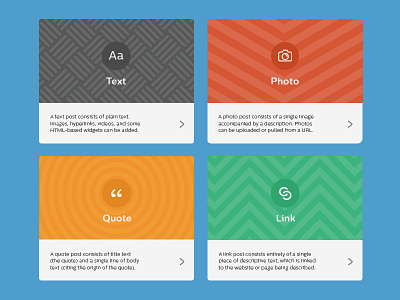 Daily UI: Feature Cards button cards click cta feature link photoset text ui web