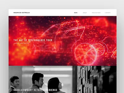 Portfolio Reboot 001 cover particles portfolio ui