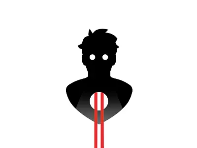 Fire in the hole! hole illustration simple vector