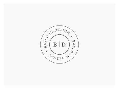 Based in Design Sub Mark brand identity graphic design interior design logo design typography