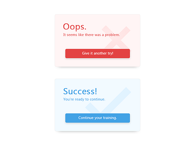 Flash Message (Error/Success) - #011 daily ui flash message (errorsuccess) ui