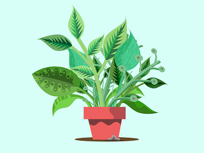 Dailies 664 664 dailies design everydays illustrator plant