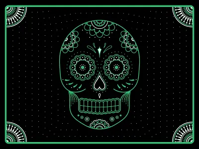Mexican Icon Illustration adobe illustrator card design card game cards cultural culture dead dia de los muertos game game design icon illustration mexico skull spanish sugar skull sugarskull