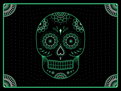 Mexican Icon Illustration adobe illustrator card design card game cards cultural culture dead dia de los muertos game game design icon illustration mexico skull spanish sugar skull sugarskull