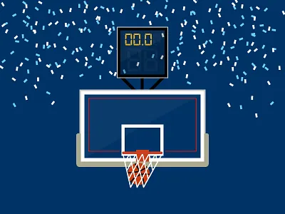 #SLDrefuel 2 of 52 — Final Four backboard basketball clock confetti final four goal hoop net rim sldrefuel swish villanova