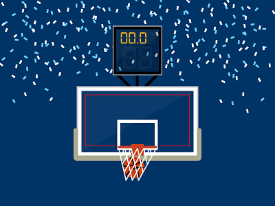 #SLDrefuel 2 of 52 — Final Four backboard basketball clock confetti final four goal hoop net rim sldrefuel swish villanova