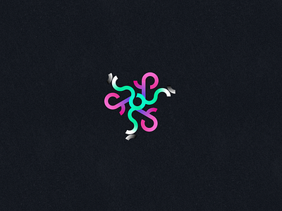 Part of my Branding branding color dark form identity logo mark neon