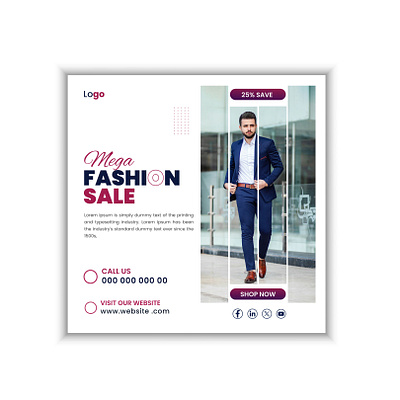 Social Media Post Design For Fashion Sales ad branding design fashion graphic design sales social media social media post