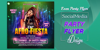 Even Party Flyer Design even party flyerdesign event flyerdesign flyers flyertemplate graphic design music flyer party design party flyer socialmediapost