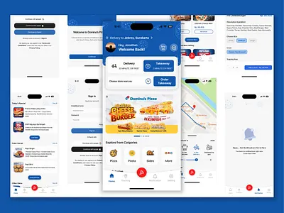 Redesign Domino's Pizza App dominos pizza figma redesign redesign app redesign mobile app redesignn dominos pizza app ui uidesign uidesigner uiux uiuxdesign uiuxdesigner ux uxdesign uxdesigner