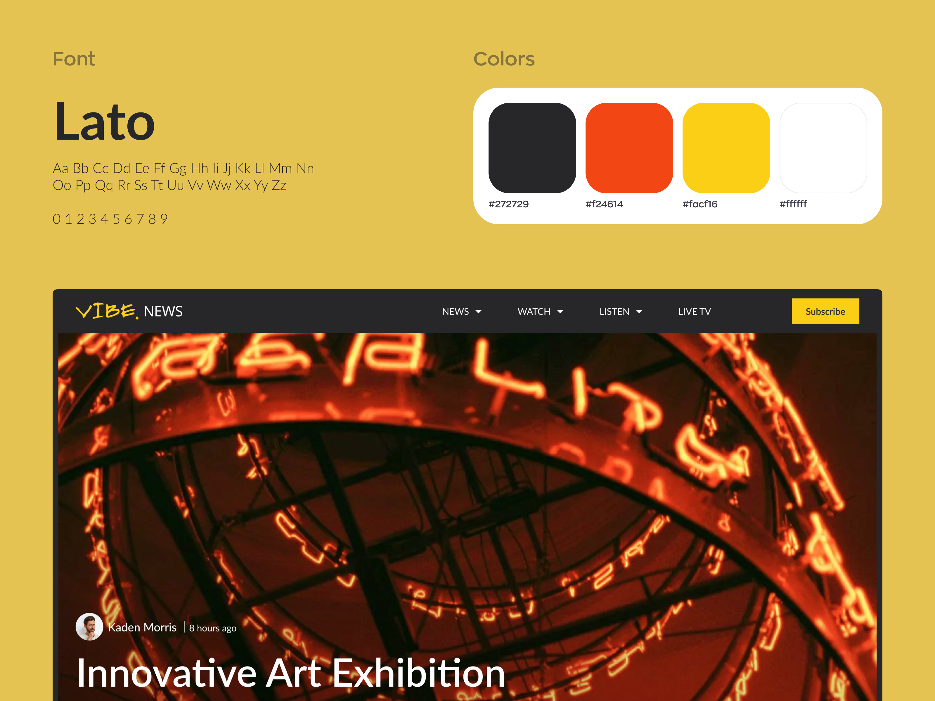 Dynamic Web UI Design for a News Portal by Ronas IT | UI/UX Team on ...