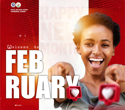 Welcome to February church fliers design february fliers flier design graphic design