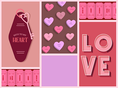 Valentine's Day Design | Animated Illustration | Love In Motion 2d animation animation design graphic design heart illustration illustration love design love illustration motion design motion graphics svg animation valentines day valentines day design