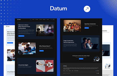 Datum datum design figma flat design movienight screensharing ui