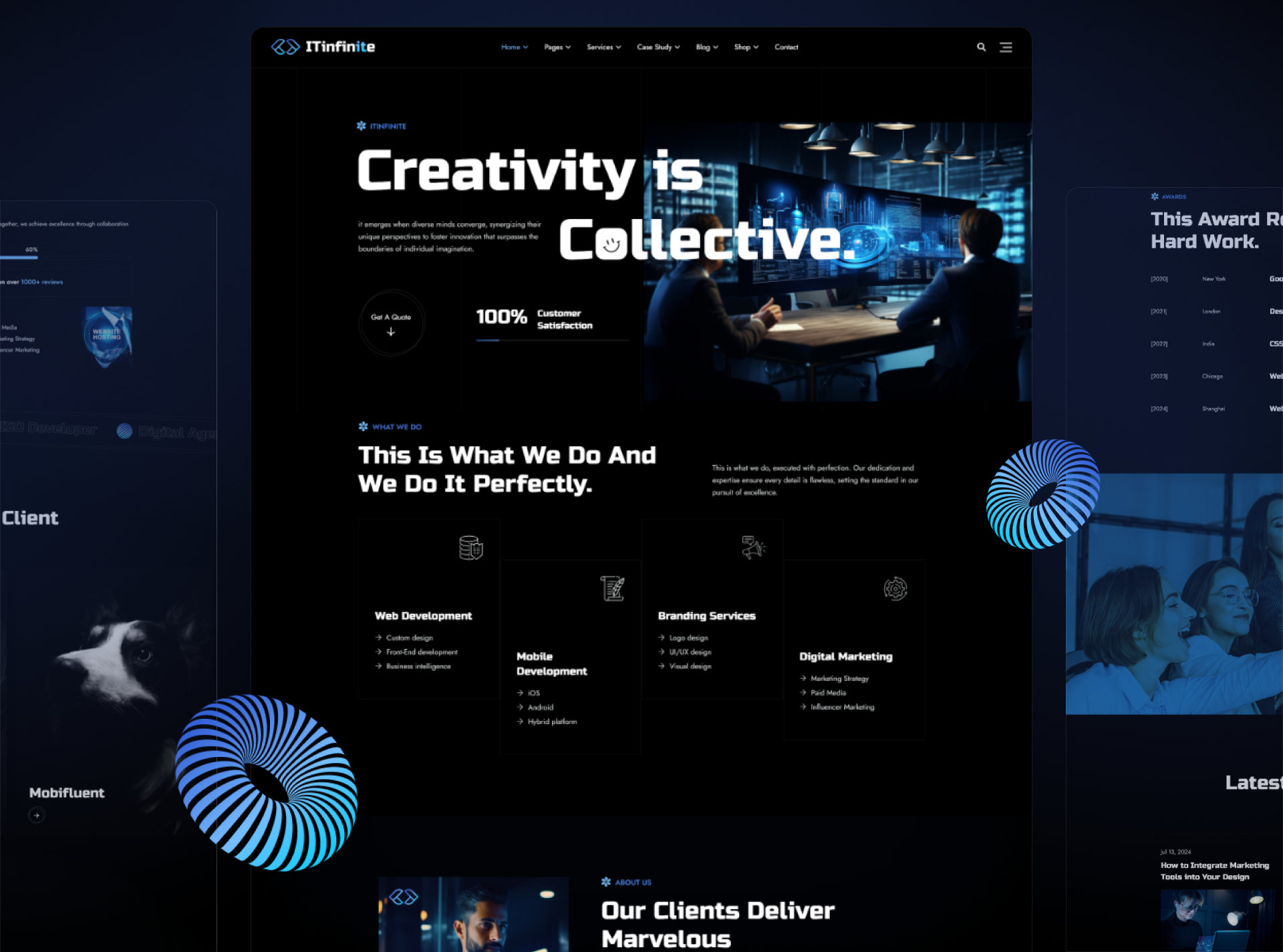 IT Infinite IT Solutions and Services Elementor WordPress Theme agency cyber security digital business elementor it company it service it solutions network solution page builder software company software development technology technology business technology it solutions