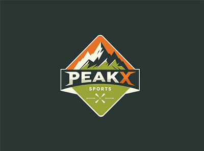 PEAKX SPORTS LOGO CONCEPT branding distribution logo