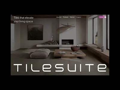 Tilesuite - Highlights art clean construcion design direction elegant floor landing minimal tiles typography web wordpress