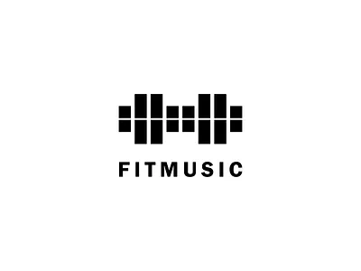 FITMUSIC branding concept design identity logo