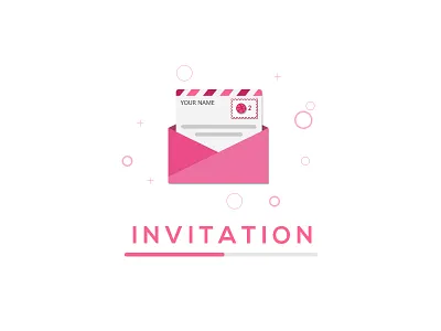 Invitation Giveaway debut debuts dribbble icon illustration invitation invite join