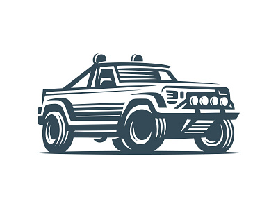 4x4 car icon logo off road sign