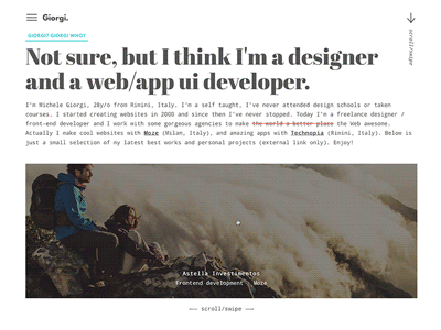 Giorgi portfolio parallax portfolio slider