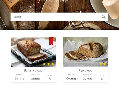 Daily UI 040 - Recipe dailyui dailyui040 recipe