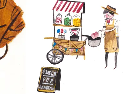 Walk in the Park animation character design dick vincent fred and eric illustration