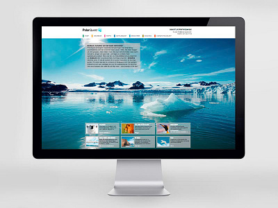 Design for web - primarely travels to the Polar regions