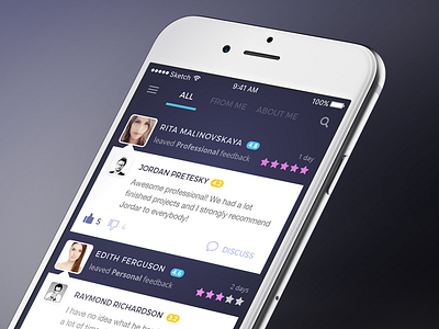 Professional feedback app feed feedback ios