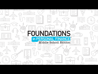 Middle School Intro animation finance foundations icon iconography logo personal