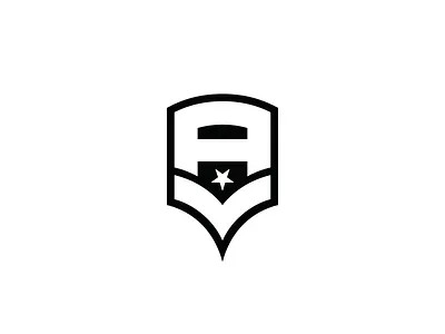 AV v1 a athletes badge chevron custom logo logomark mark military type v