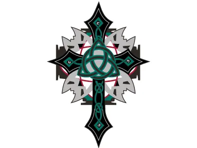 Cross Patch cross gothic patch