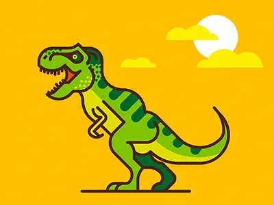 T Rex dinosaur illustration jurassicpark trex