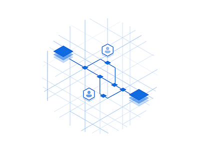 Terraform Enterprise Graphic automation graph grid hashicorp infrastructure poly technology terraform