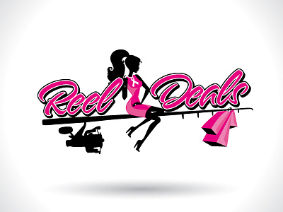 Reel Deals Fishing Team Logo charity fishing logo mall shopping team tournament