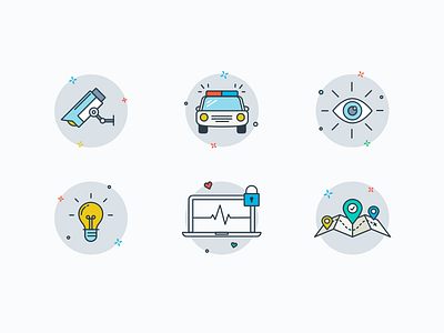 Udacity Icons design iconography illustration