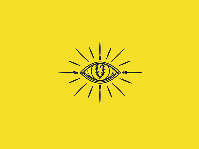 Cat Eye cat eye illustrator line yellow