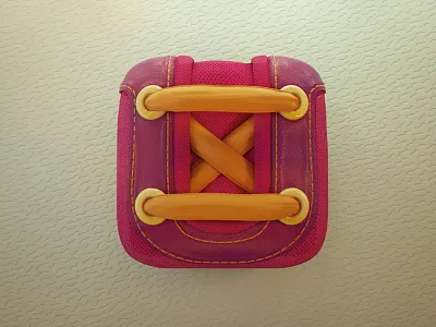 Run icon 3d icon ios